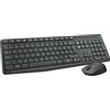 Logitech MK235 Combo Tastiera e Mouse Wireless per Windows Grigio
