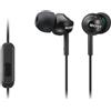 Sony MDR-EX110AP Cuffie Auricolari con Microfono, Nero