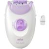 BRAUN - Epilatore SILK-EPIL 3 3-000 - BIANCO-VIOLA