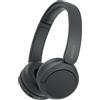 Sony Cuffie Bluetooth wireless WH-CH520 - Durata della batteria fino a 50 ore con ricarica rapida, stile on-ear - Nero