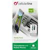 Cellularline - Handy Force Supporto Magnetico per telefono auto - Nero