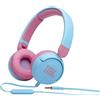 JBL Cuffie microfono filo JR310 Azzurro e Rosa - JBLJR310BLU