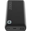 Cellularline Power Bank ESSENCE 20000 Caricabatterie portatile da 20000mAh Nero