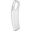 Cellularline Fine - iPhone 13 Pro Max Cover in gomma morbida ultra sottile e trasparente Trasparente