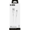 Sbs Cavo Lightning 1M Bianco - TECABLEUSBIP589W
