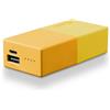 Cellularline Powerbank #Stylecolor 5000 - Universale Caricabatterie portatile USB super colorato Giallo