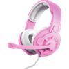Trust GXT 411P Radius Cuffia Padiglione auricolare Connettore 3.5 mm Rosa, Bianco