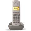 GIGASET Telefono Cordless Gigaset A270 con Vivavoce Ampio Display Tortora