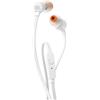 JBL T110 auricolare per telefono cellulare Stereofonico Bianco