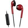 JVC HA-F19M auricolare per telefono cellulare Stereofonico Rosso