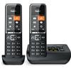SIEMENS Gigaset COMFORT 550A duo Telefono analogico-DECT Cordless Nero