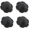 LT Easiyl 4 Pezzi M4 Viti A Testa Zigrinata per Casco da Football Viti A Testa Zigrinata per Cinturino Sottogola Compatibile con Riddell SpeedFlex Caschi Nero (Lunghezza Filettatura 5 Mm)