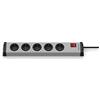 Ehmann 0201x00052301 Ciabatta elettrica Universale con Interruttore, 5 Prese, Cavo, 1,5 m Zuleitung