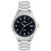 Lorenz Orologio Automatico Uomo LORENZ 26240BB Bracciale Acciaio Nero Sub 100mt