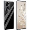 Captor Cover Trasparente per Honor 70 5G, Custodia TPU in Silicone Flessibile Morbida e Sottile, Protezione di Alta Qualità con Bordo Rialzato per Schermo e Fotocamera