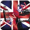 3D LiveLife Sottobicchiere di Sughero - Union Jack di Deluxebase. Sottobicchiere Lenticolare in 3D a tema Londra. Tappetino antiscivolo con opera d'arte originale di Deluxebase