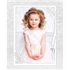 Generico Cornice Portafoto in Legno per la Prima Comunione - Design Elegante e Raffinato - cornice foto 13x18 Perfetta per Bambina e prima comunione bambino