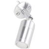 Zerodis Faretto a LED Mini LED Vetrina Applique da Parete Faretto per Vetrine Dimmerabile Faretto Ad Angolo Regolabile per Armadietti per Gioielli Scaffali Argento AC 220V (Luce Bianca Positiva 6000K)