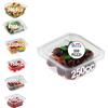 Generico GM 200 Vaschette per Alimenti Usa e Getta con Coperchio Rettangolari Trasparenti in Pet Misura 250 cc Contenitori Plastica con Coperchio Trasparente Vaschette per Alimenti Chiusura ermetica