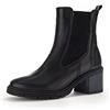 Gabor Donna Stivaletti, Signora Stivaletti Chelsea,bottini,Soletta Removibile,Stivaletti Slip-on,Foderato,Nero (Schwarz) / 57,39 EU / 6 UK