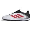 adidas Copa Pure III Club Indoor Football Boots, Scarpe da Calcio Unisex-Adulto, Cloud White/Lucid Red/Core Black, 41 1/3 EU