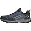 adidas Uomo Terrex Tracerocker 2 Gore-Tex Trail Running Shoes, Core Black/Core Black/Semi Impact Orange, 39 1/3 EU