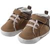Sterntaler Babyschuh Materialmix, Mix di Materiali per Scarpe da Bambino Bimbo 0-24, Beige, 22 EU