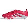 adidas Predator League Fold-Over Tongue Soft Ground Football Boots, Scarpe da Calcio Unisex-Adulto, Core Black/Grey Four/Lucid Red, 46 EU