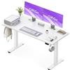 OffiGo Scrivania Regolabile in Altezza, 160 cm Bianco Scrivania Elettrica