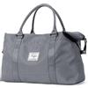 SZLX Borsone da palestra in pelle impermeabile grandi borse sportive da viaggio borse da viaggio con scomparto per scarpe borsa bagnata weekender borsa da notte uomo donna, rosa