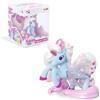 Galupy Rainbow Unicorn Collector Edition Lovely - Unicorno Giocattolo da Collezione, Statuette di Unicorno con Ali Glitterate e Cristalli