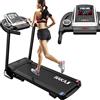 BAKAJI Tapis Roulant Elettrico Wi-Fi con Schermo a Colori per Video Allenamento Cardio Fitness Palestra velocità 12 km/h Programmi Preimpostati Inclinazione Regolabile Pieghevole con Casse Bluetooth