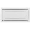 Gurari GCH C 341 PRIME - Cappa aspirante da soffitto 120 cm, 1000 m³/h, in vetro, colore: Bianco
