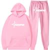 Silver Basic Uomo Donna NOFS Felpa Con Cappuccio Sportiva Streetwear Y2K Felpa & Pantaloni da Jogging Multicolor Tuta Unisex S,HEIBAI-2