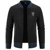 Fulidngzg Giacca Da Uomo Lavoro Riscaldante Elegante Maglione Sportivo Casual Manica Lunga Cardigan Militare Invernale Autunno Maglioni Slim Fit Running Giacca Jacket