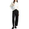 United Colors of Benetton Maglia Lupetto M/L 1QCSD203M Maglione Cardigan, Bianco, XS Donna