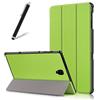 Artfeel Custodia per Samsung Galaxy Tab A 10.5 (2018) T590/T595, sottile e leggera in pelle con supporto a tre punte, funzione di stand-by/sveglia automatica, custodia protettiva a portafoglio