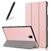 Artfeel Custodia per Samsung Galaxy Tab A 10.5 (2018) T590/T595, sottile e leggera in pelle con supporto a tre punte, funzione di stand-by/sveglia automatica, custodia protettiva a portafoglio