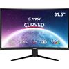MSI G32C4X monitor gaming 32 (FHD), 250Hz / 1ms, pannello VA (1920 x 1080), AMD FreeSync Premium, HDR Ready, Curvatura 1500R, Anti-sfarfallio - Display Port 1.2a, HDMI 2.0b