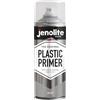 Jenolite Primer per plastica spray, 400 ml, grigio, di alta qualità premium, durevole (ideale per mobili da giardino, fioriere e altre materie plastiche dure)