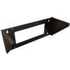 Techly Professional 026142 Staffa di Montaggio da Muro Verticale 19 Easyline 4U Nero Nero