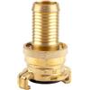 Gardena Raccordo di aspirazione e alta pressione in ottone per tubi da 25 mm (1 pollice): giunto per tubi e linee di aspirazione, fino a 40 bar, affidabile (7121-20)