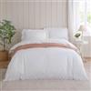 furn. Set copripiumino in cotone ricamato Wylder Nature Florrie - Pesca - Singolo