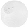 Uinfhyknd 1 x lanterna di carta giapponese paralume per festa matrimonio 50 cm crema
