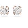 Swarovski Orecchini a lobo Constella, Taglio Round, Bianchi, Placcato color oro rosa