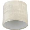 REV Paralume in stile vintage - Paralume per lampada da tavolo, Ø 14 cm, paralume di ricambio per lampada da terra, rotondo, bianco artico