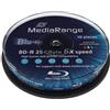 Mediarange Bluray MediaRange 25GB 10pcs BD-R 6x [MR500]