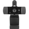 Manhattan Webcam Manhattan USB Quad-HD 1440p con Cancellazione del Rumore Nero