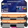 OGOUGUAN M129-M134 Compatibile Cartucce Toner con Chip Nero per HP Laserjet Pro MFP M129-M132 Ultra MFP M133-M134 Pro M132A 132FW 132NW 132FN Stampante (2 Nero)