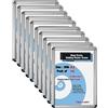 TUKA-i-AKUT 10X A3 Cornice a Scatto in Alluminio Profilo 25 mm, Pieghevoli Cornice a Clip per Poster Foto Display Pubblicitari, con Angoli Arrotondati, Color Argento TKD8421-A3-10X